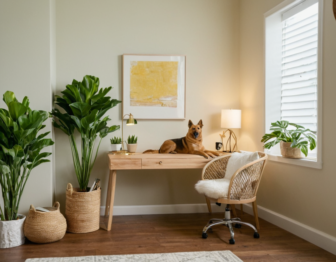 Featured image for blog post: Pet-Friendly Home Office Tips